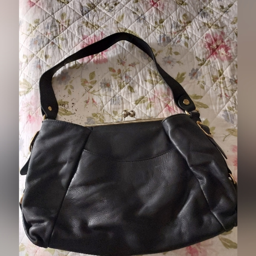 EMMA FOX Black Bag Pre-owned - Picture 7 of 16